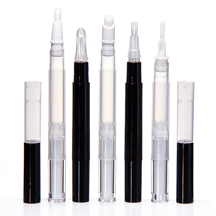 5x Leere 3ml Twist Pens Mit Pinselspitze – Für Nagelöl, Lipgloss, Wimpernserum & Mehr