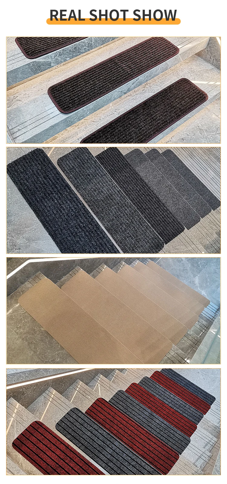 Stair Treads Step Mat-2-ribs supplier