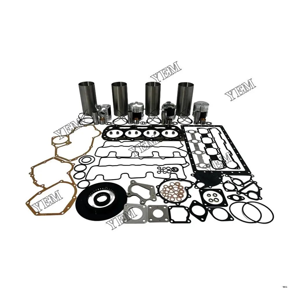 404D-22 Rebuild Kit With Head Gasket Set Piston Ring Liner for Perkins