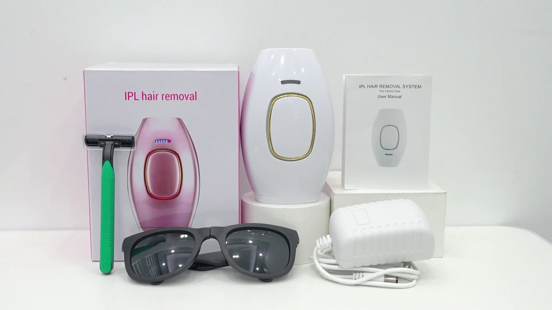 Portable Laser Epilator Ingrown Hair Remover Ipl Depilacion Pulsed