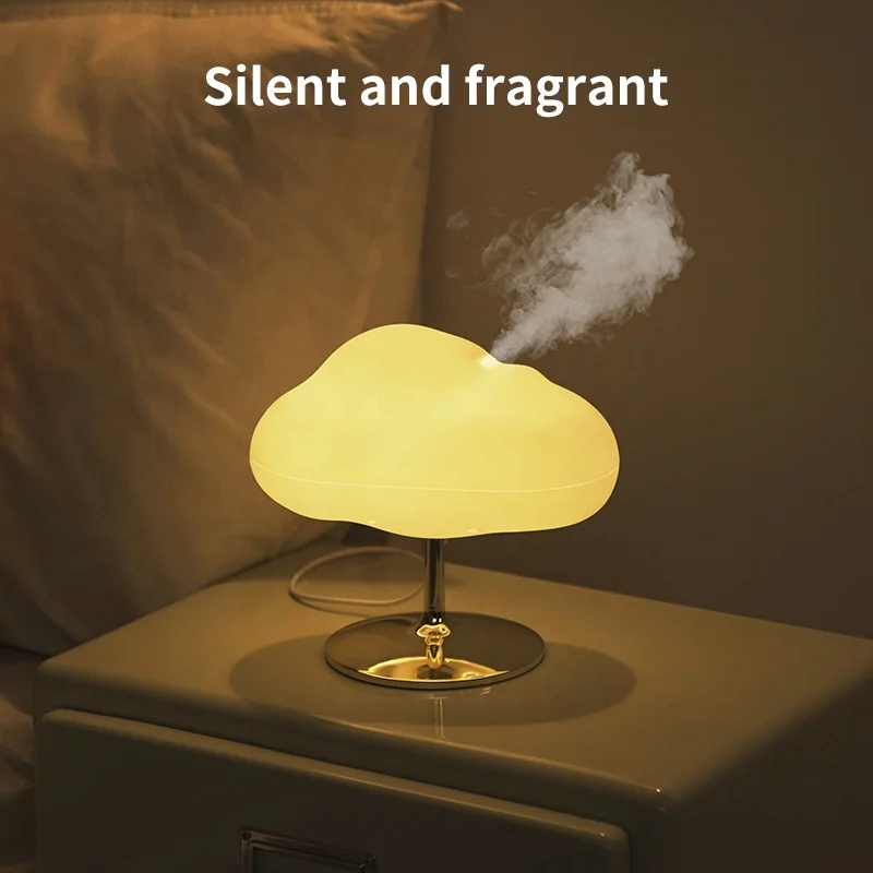 Factory Price Colorful Cloud Night Light Air Humidifier 5V USB Aromatherapy Essential Oil Cloud Humidifier