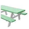 Cuadros verdes y blancos