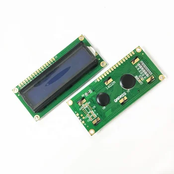 Blue Screen 1602a Lcd 5v 16x2 Liquid Crystal Screen White Font With ...