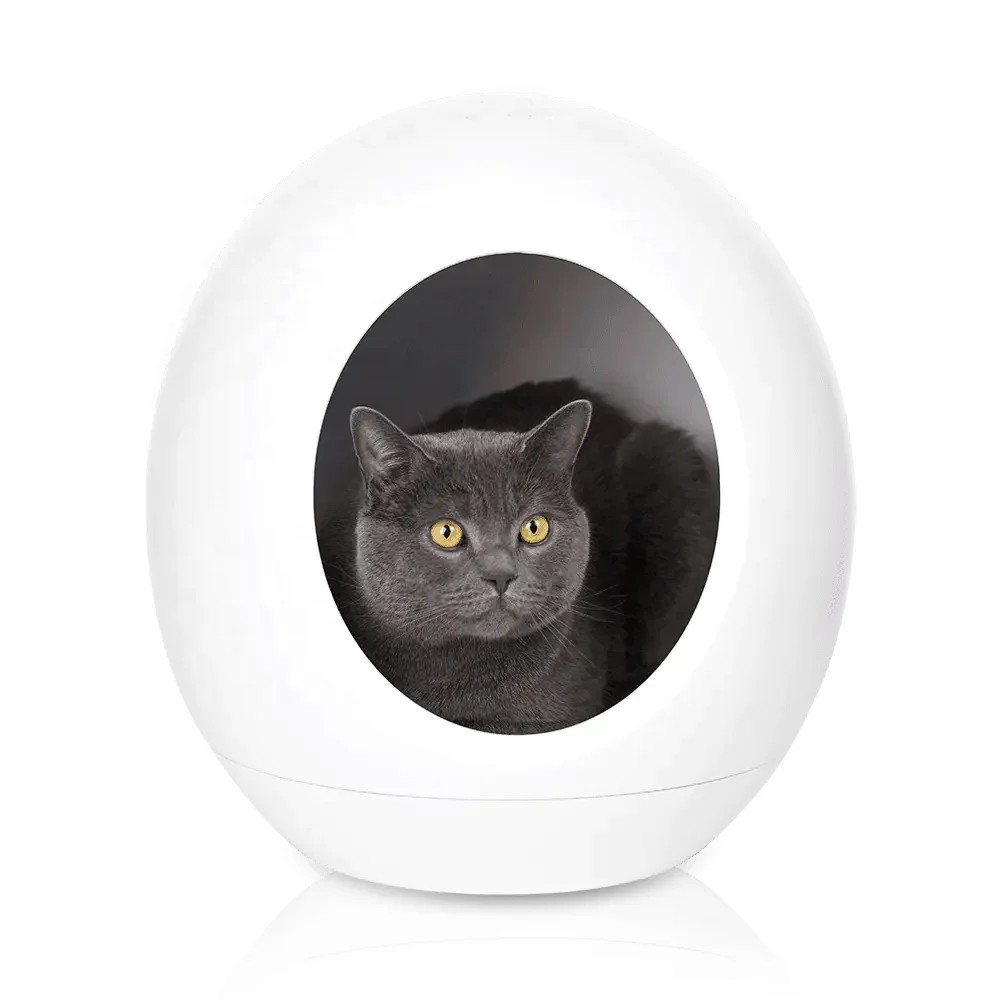 Popular Smart Intelligent Cozy Plastic Electrical PET Cat Coop with Soft Mat Slightly Music Sensor Light Air Conditioner