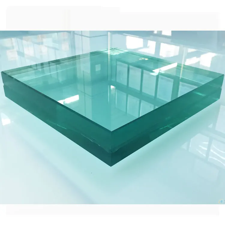 Industrial Glass Manufacturer 0.38 0.76 PVB SGP 6mm 12mm Laminated Safety Glass Hospital Hotel Use Wholesale Price