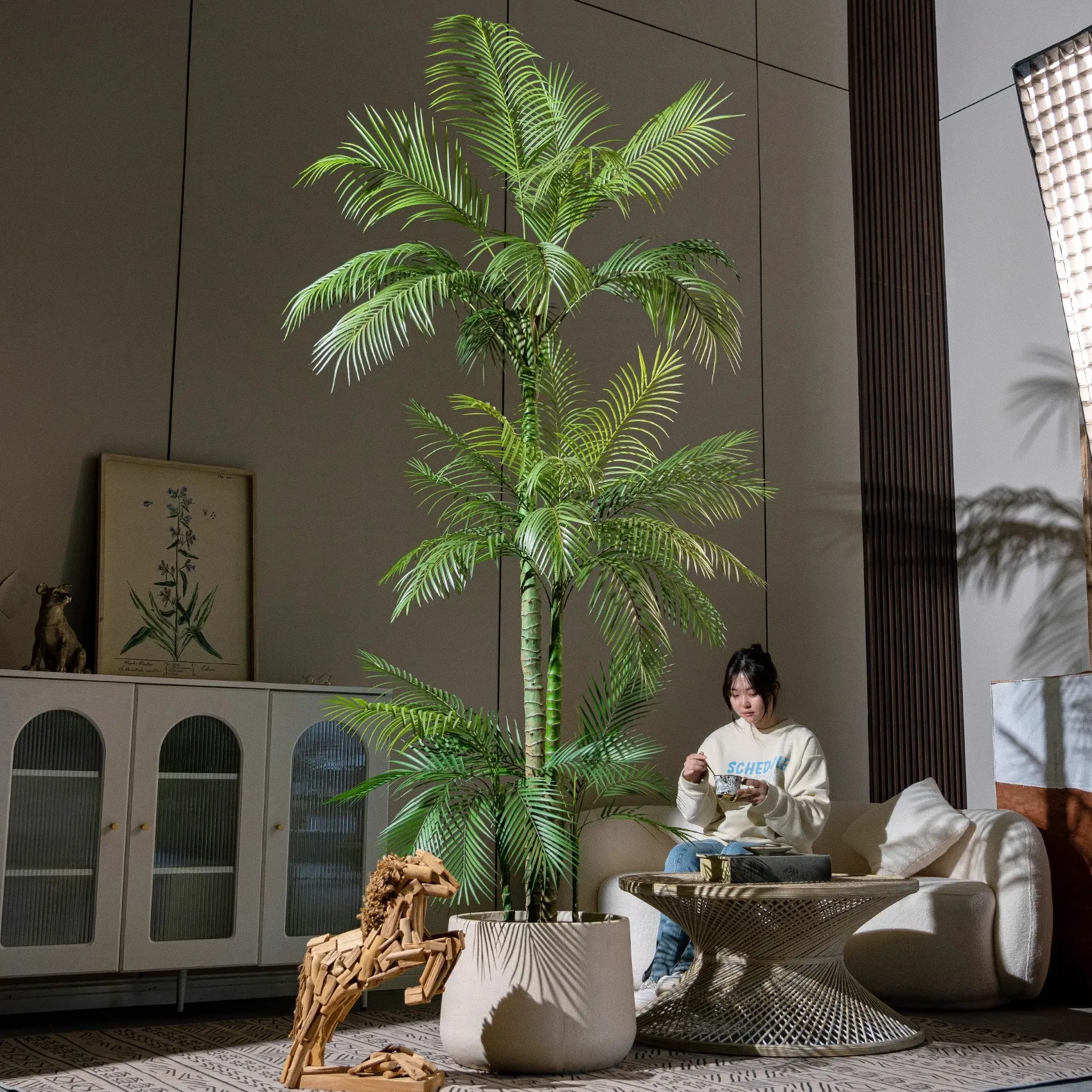 Creative Plastic Artificial Plant Tree Type Indoor Artificial Tree for Home Decorative Artificial Plants Birthday Home Decor