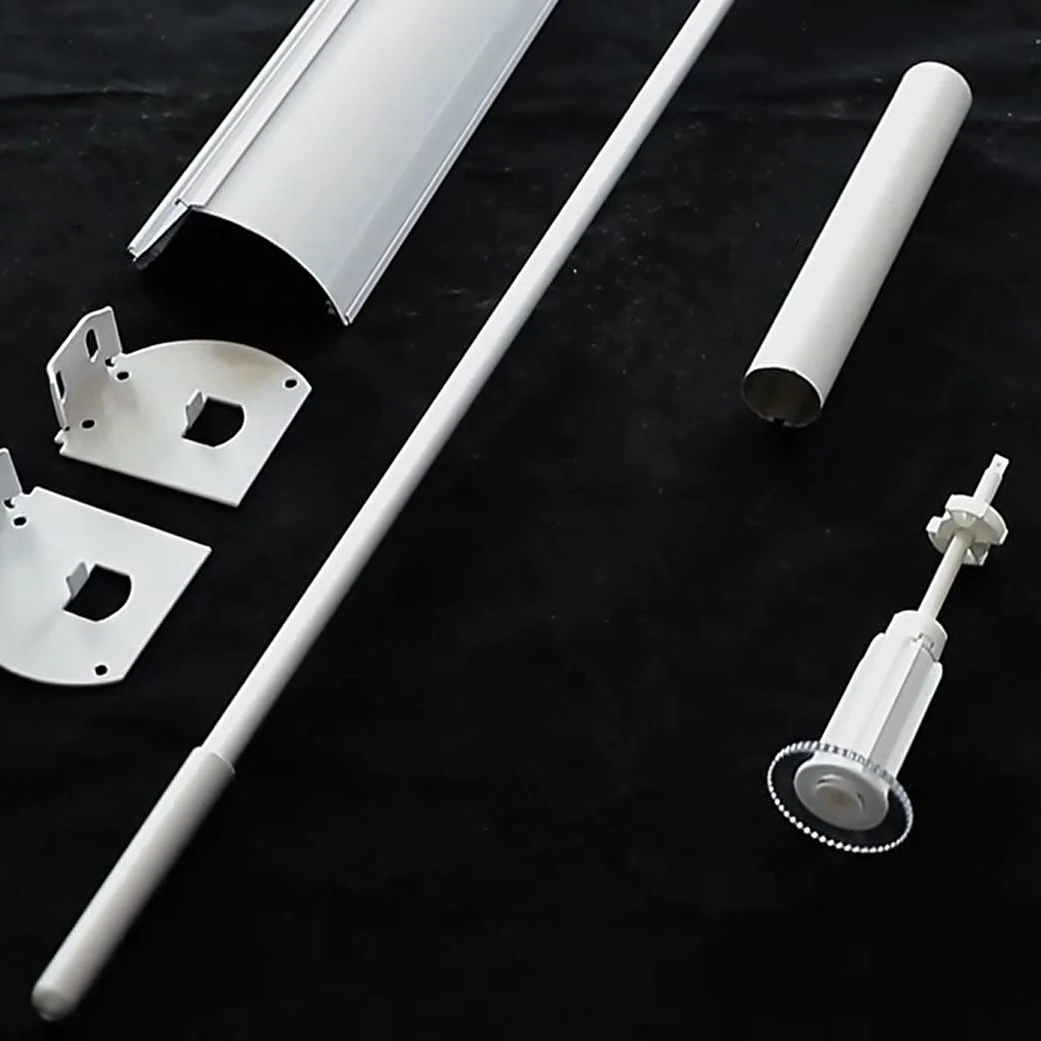 Cordless Zebra Blinds Automatic Down Components Accessories Parts Finished Zebra Blinds