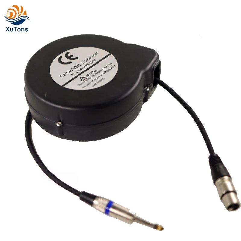 Spring Loaded Mechanism Electric Extension Roll up Cable Reel