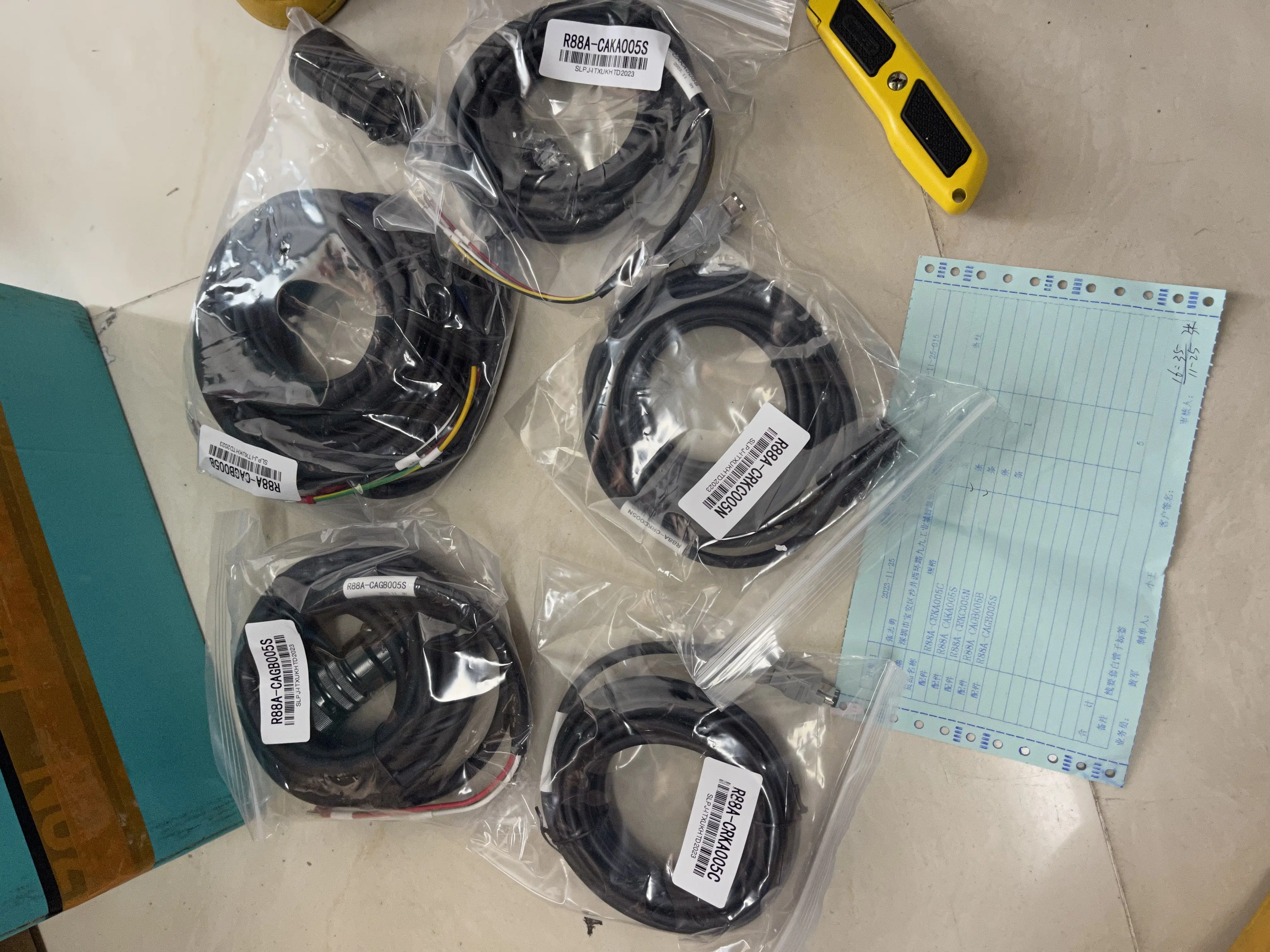 Omron Servo Motor Cable R88A-CAKA005S