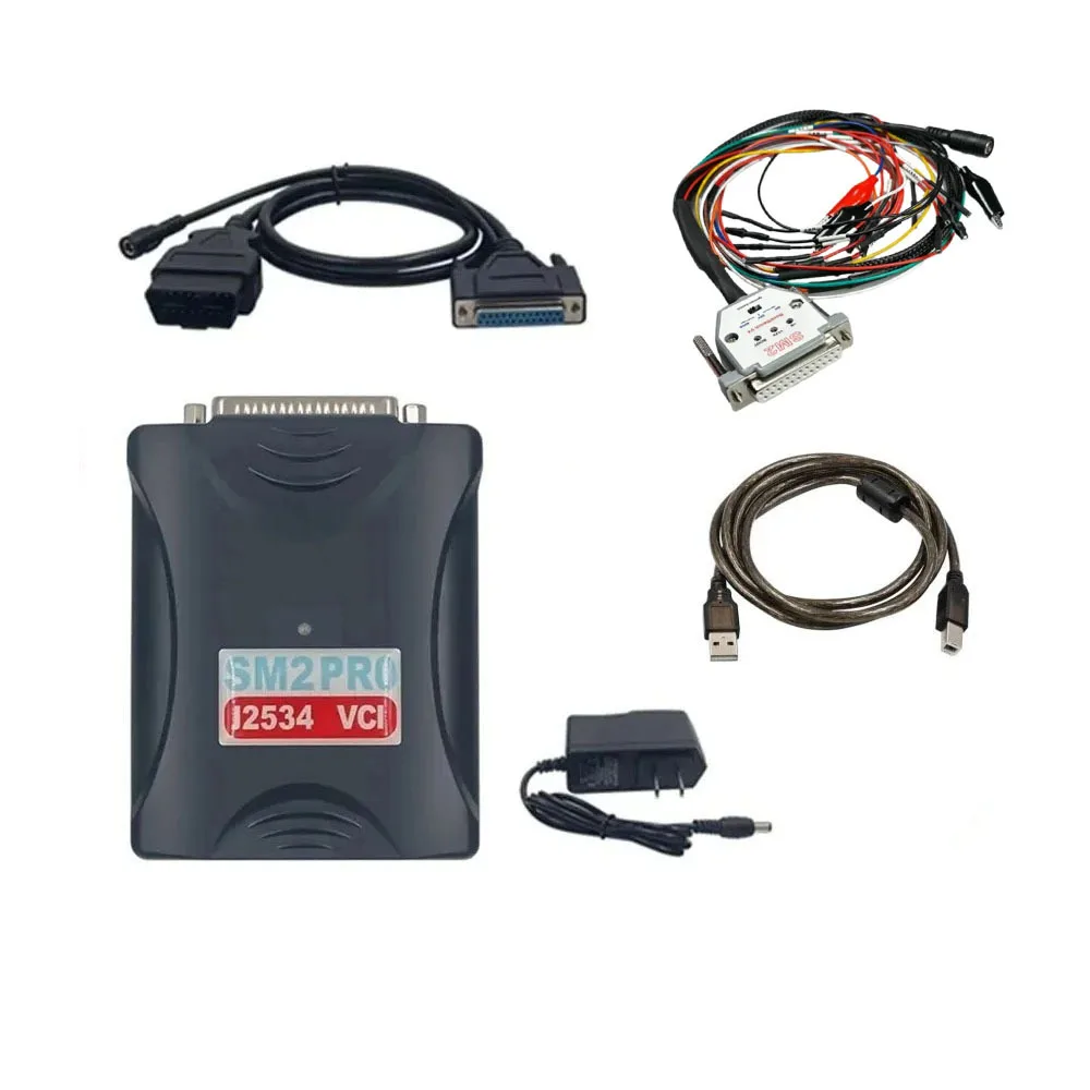 SM2 PRO J2534 Professional Automotive Analyzer Latest Isuzu Diagnostics Programming Tool English Language Includes One Dongle