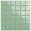 4838 esmalte verde mosaico cerámico