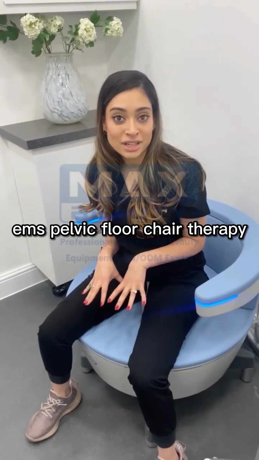 Ems Wave Sculpting Pelvic Floor Exercise Chair Incontinence Repair Machine For Pelvic