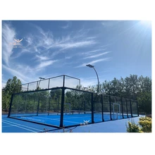 15-day Quick Delivery High-end Padel Tennis Panoramic Padel Courts Indoor Outdoor to Padel Clubs Hotels and Sports Clubs