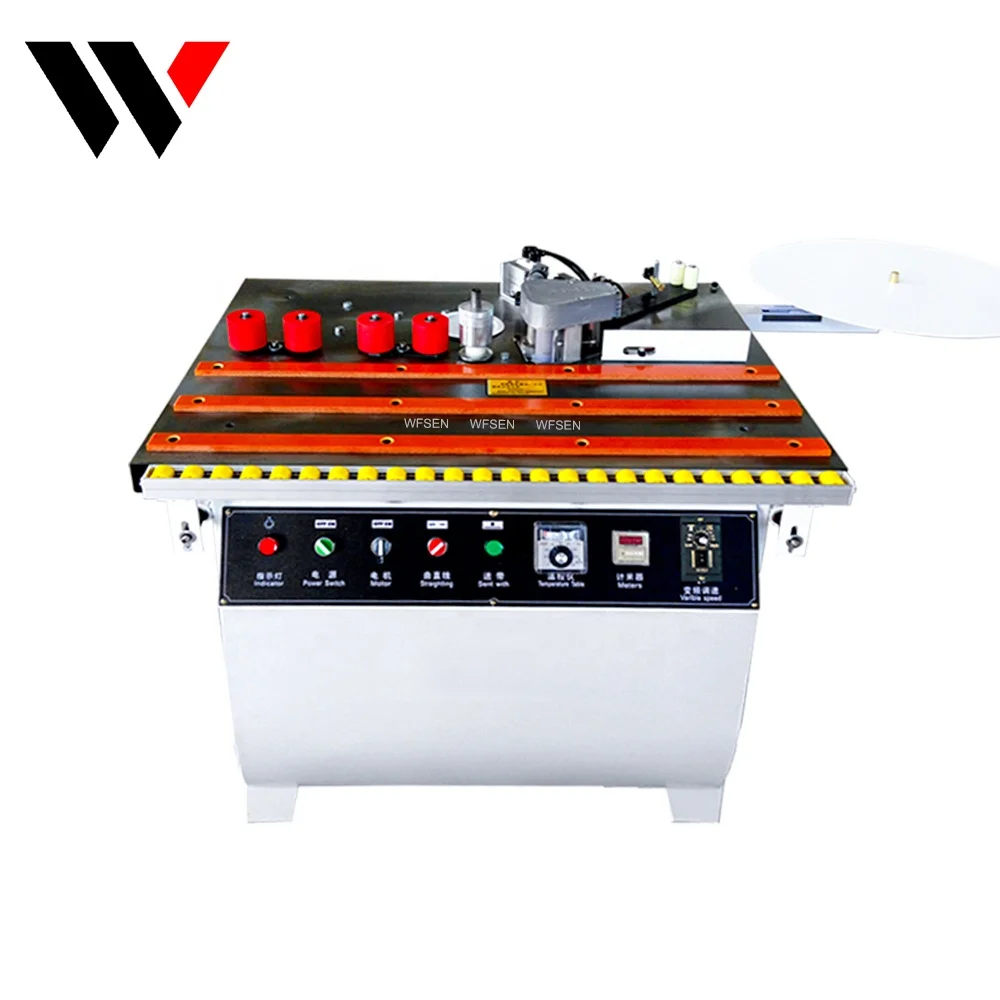 WFSEN MF260B Hand Small Straight Curve Manual Edge Bander Banding Machine