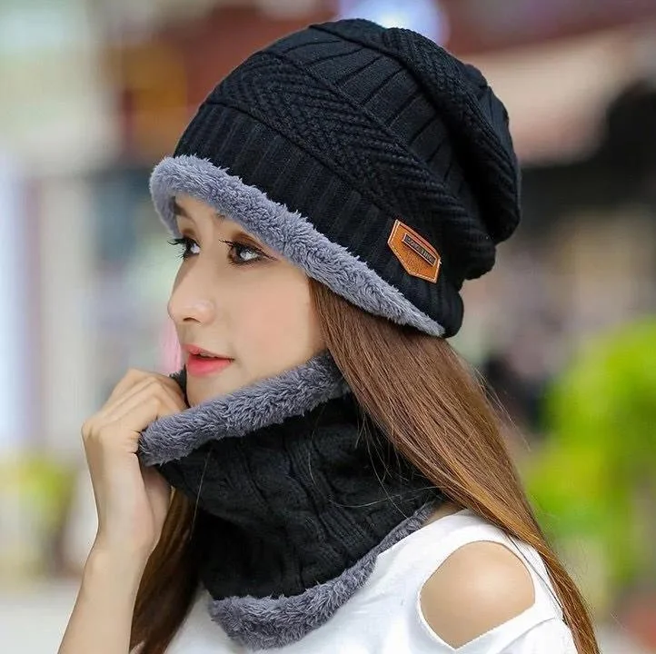 Z34 Soft Thicken Wool Ski Hat - Warm Winter Hats for Men