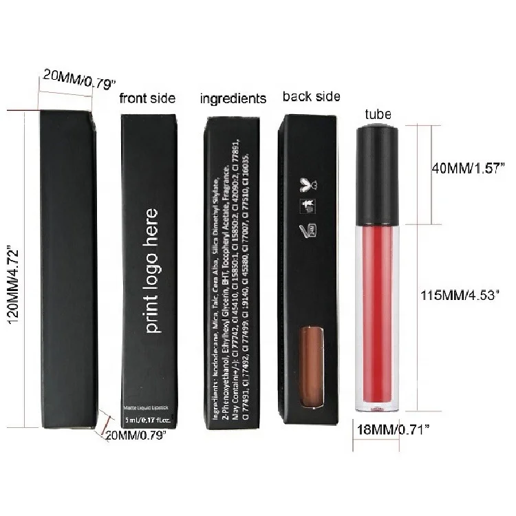 OEM Custom Velvet Matte Lip Gloss Private Label Lip Gloss Wholesale Lip Gloss Filler