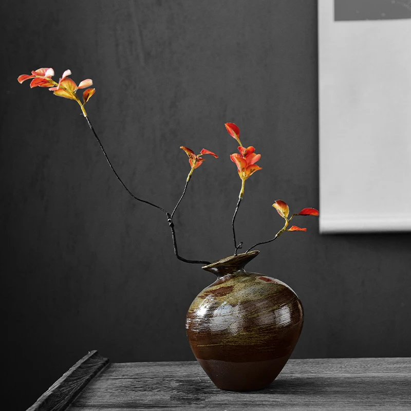Wabi-sabi Vase - Japanese Rough Pottery for Home Decor