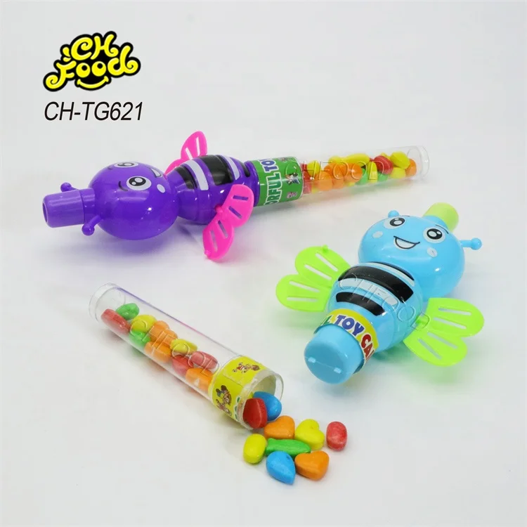 Cheap Plastic Whistle Bee-shaped Toy Candies