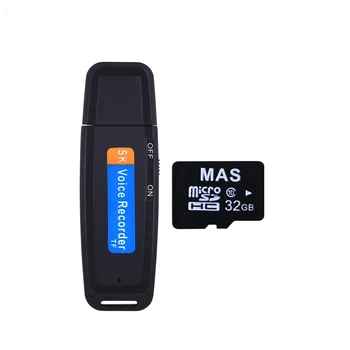 Mini Small U Disk Dictaphone USB Voice Recorder Pen Digital Dictaphone Professional Flash Drive Digital Audio Recorder