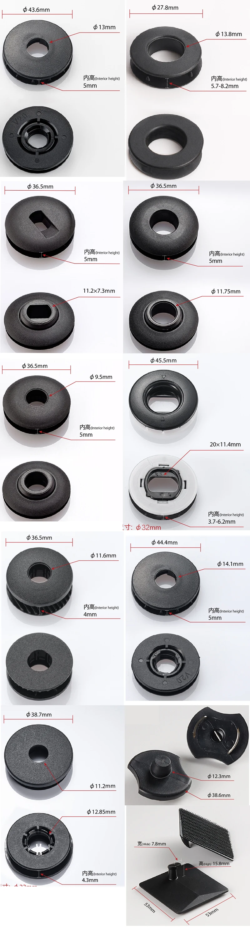 Car Clips Double Layer Car Floor Mat Clips details