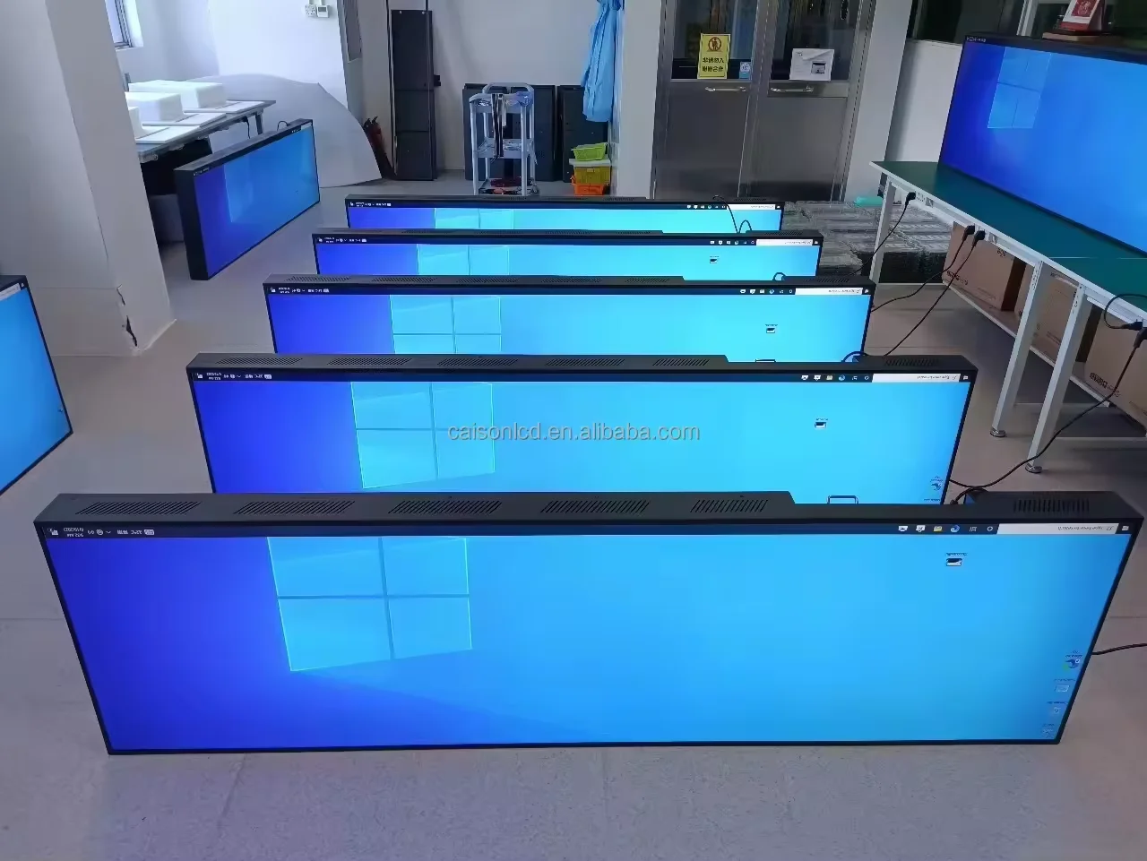 88 inch Stretched bar lcd Resolution 3840*1080, high brightness 700nits outline size 2170.9*623.8mm Stretched Bar LCD Panel factory