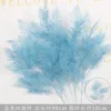 Blue simulated phoenix leaf branch