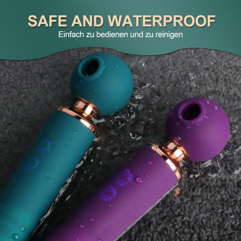 New Style Wand Vibrator Beating Thrusting Sucking 3 Ln 1 Female Massager  Girl Masturbation Sex Toys for Women Adult Sexy Shop 18