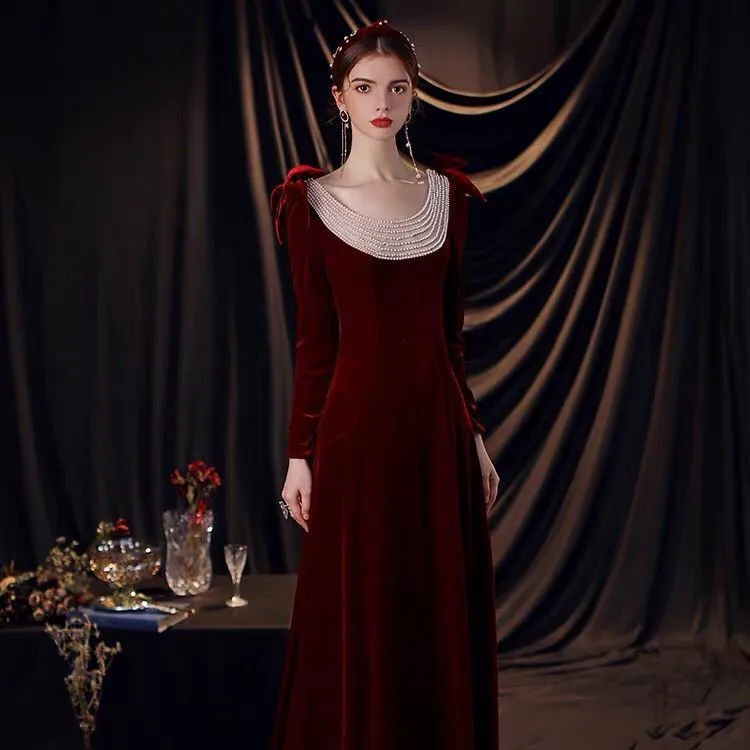 velvet wedding dress bridal gown