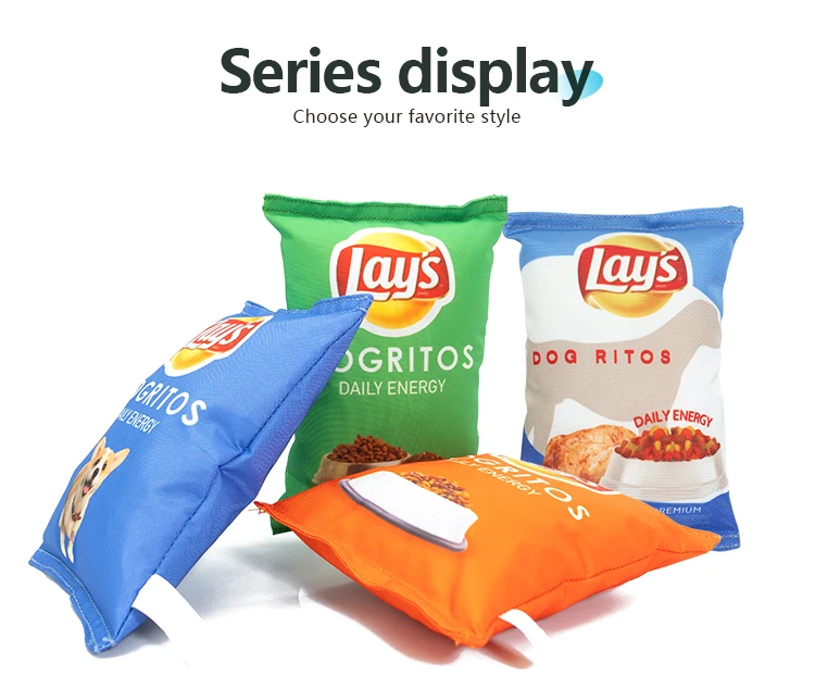 Wholesale Custom Cute Stuffed Animal Plush Toy Dog Durable Squeaky Blue