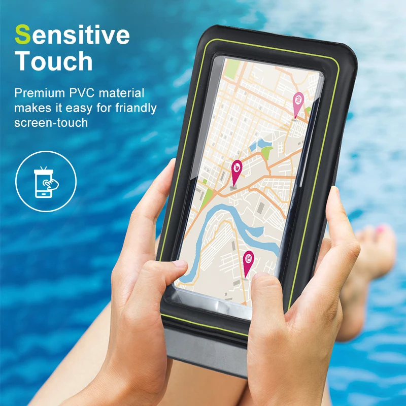 Новинка водонепроницаемая сумка для телефона 7 5 дюйма из ПВХ IPX8