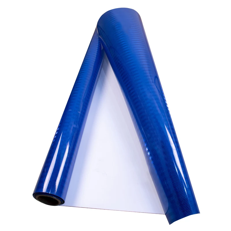 3HAO PET EGP UV-Printable Microprismatic Reflective Vinyl Sheeting Roll Safety Reflective Material for Traffic Sticker Signs