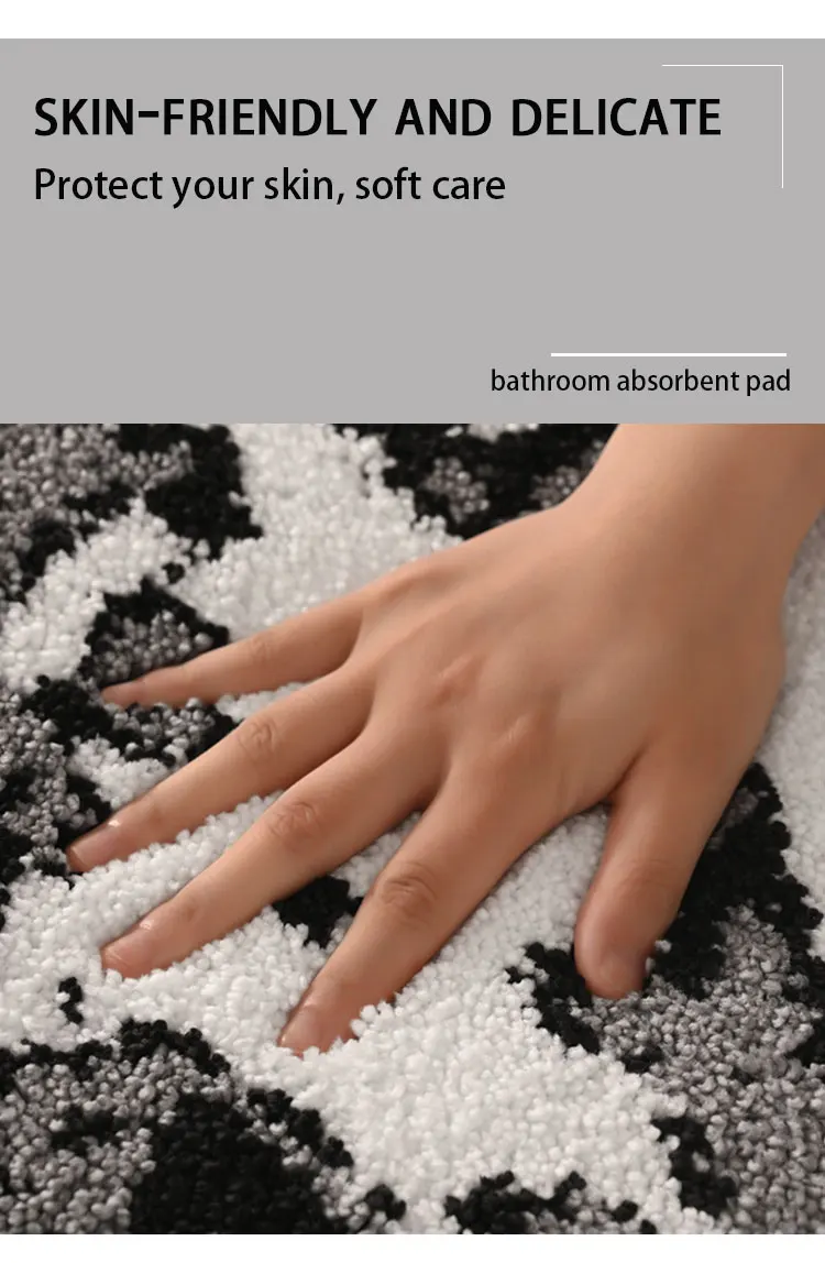 Super absorbent bath mat quick drying bathroom rug Floor Mat Microfiber Bath Mat For Bathroom stone Floor Carpet details