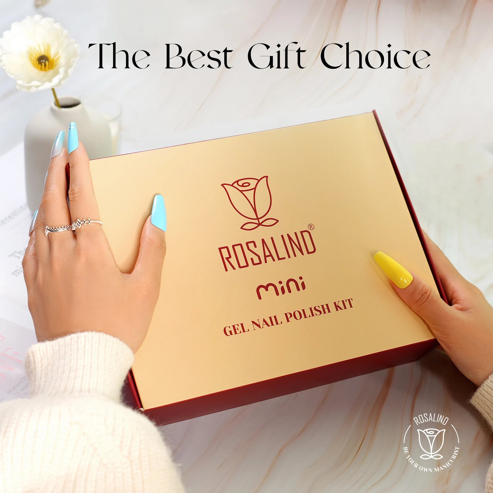 ROSALIND 32 Pcs Vernis Semi Permanent, 28 Couleurs Vernis Gel