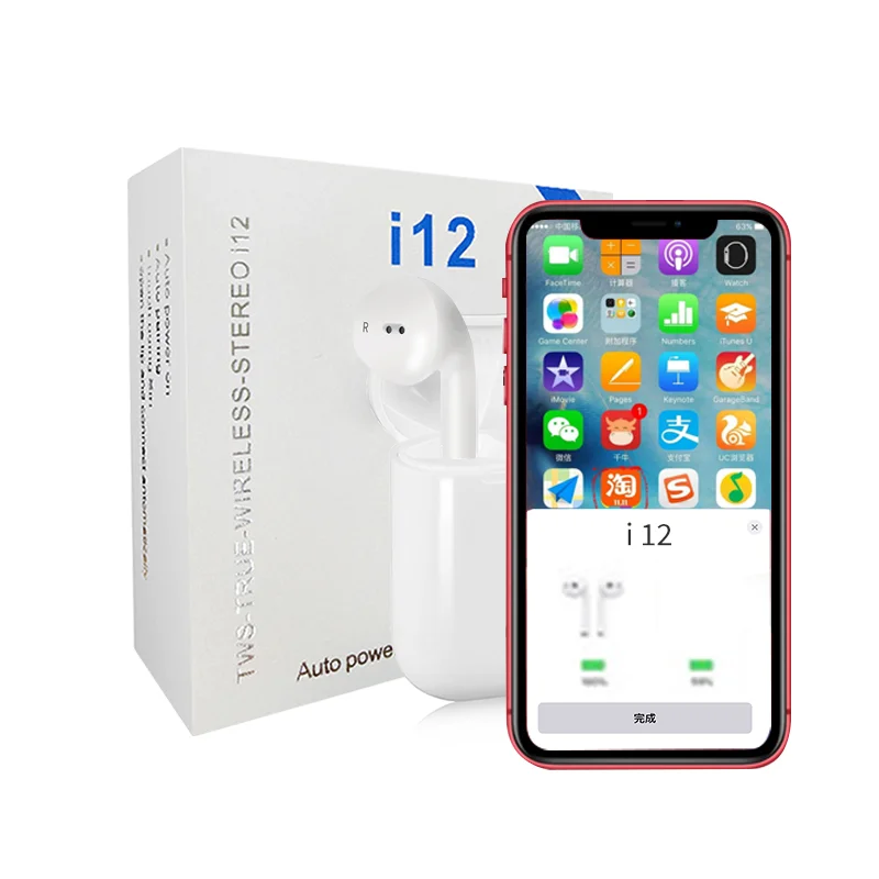 Wireless Audifonos Inalambricos I12 Tws 