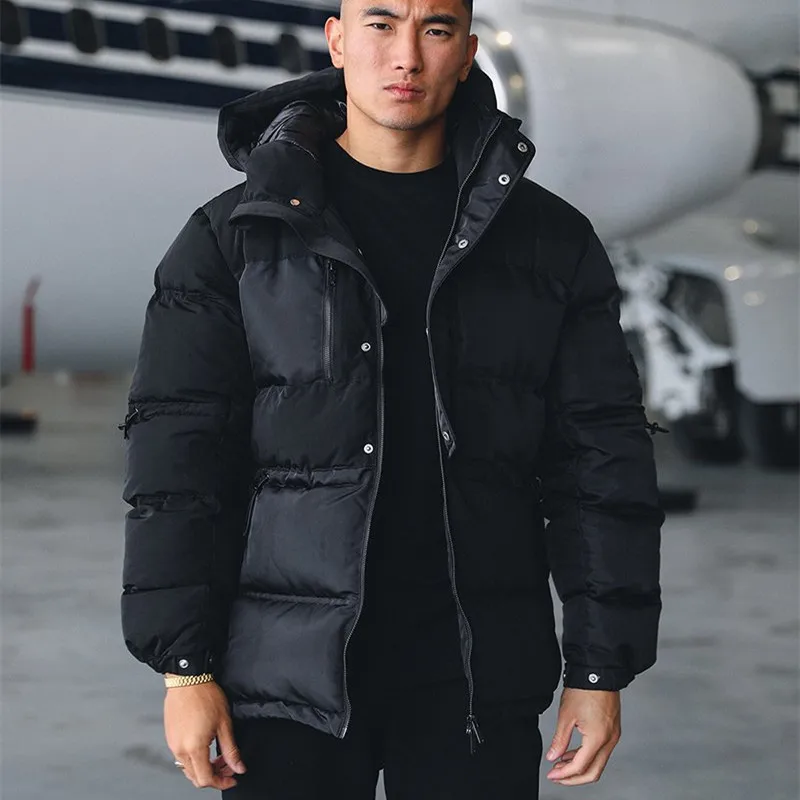 men's jackets coats high quality custom Puffer Jackets thick long sleeve down coat for men_voghion.com