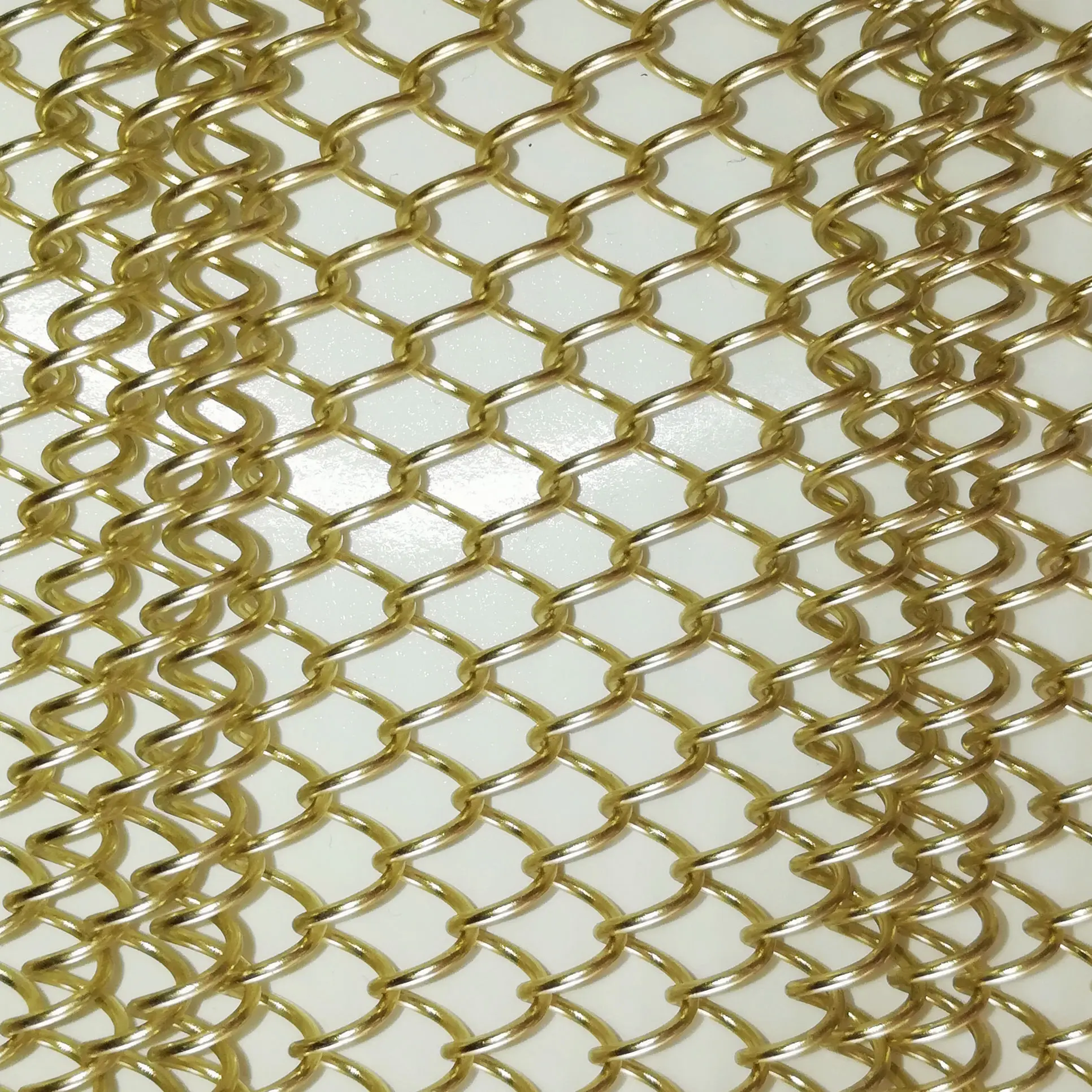 SS316 Spiral Wire Chain Link Metal Mesh Curtain Wall System for ...