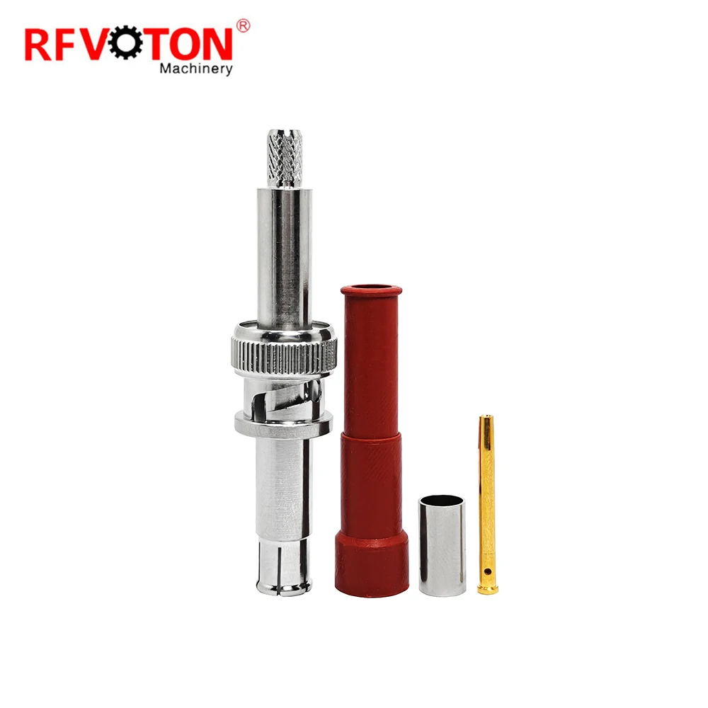 Factory SHV Male Plug High Voltage 10000V 10kV for Rg58  RG 58  Rf Coax (Rf) Coaxial Connector Brass Converter Connecteur Rohs