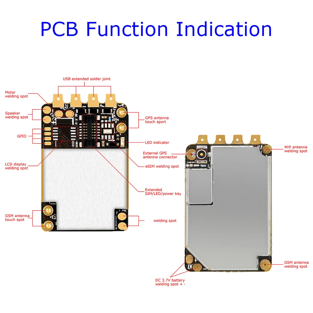ZX310マイクロgsm gpsトラッカーチップ、超小型gpsトラッカーpcba