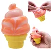 Juguete antiestrés con forma de helado - naranja