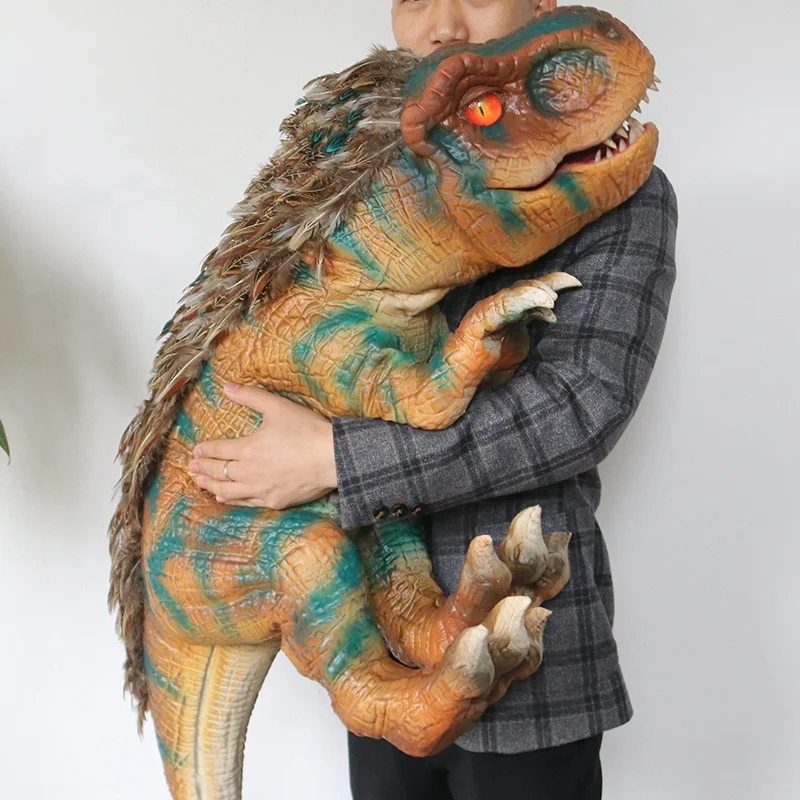 Wholesale Marionnette de dinosaure en 3d, contrôle à la main
