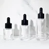 Bouteille transparente avec noir