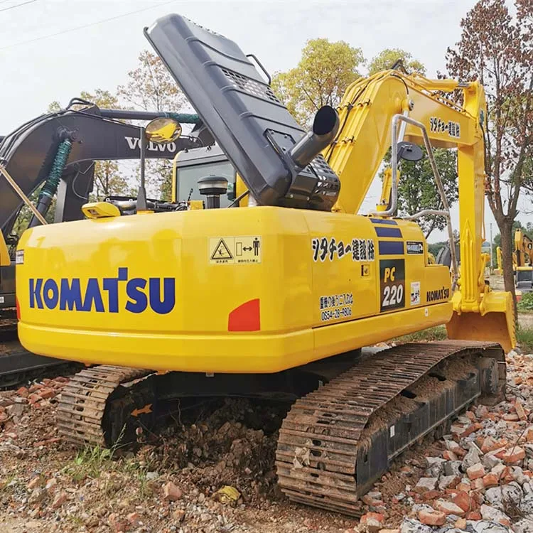 Original Japan Komatsu PC220 Excavator 22 Ton Crawler with 23 KG Operating Weight and 1 Bucket Capacity
