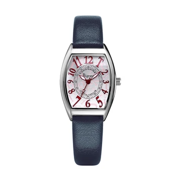 Wholesale Stylish New Trendy Design Women Watches 2024 Custom Logo Wrist Watch Cheap Price Blue Slim Quartz Watch for Girls