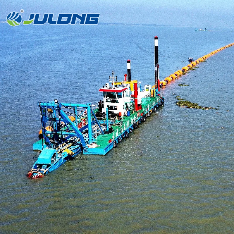 China Julong Dredging Equipment Dredger CSD650 Cutter Suction Dredger for River Sea Port Dredging