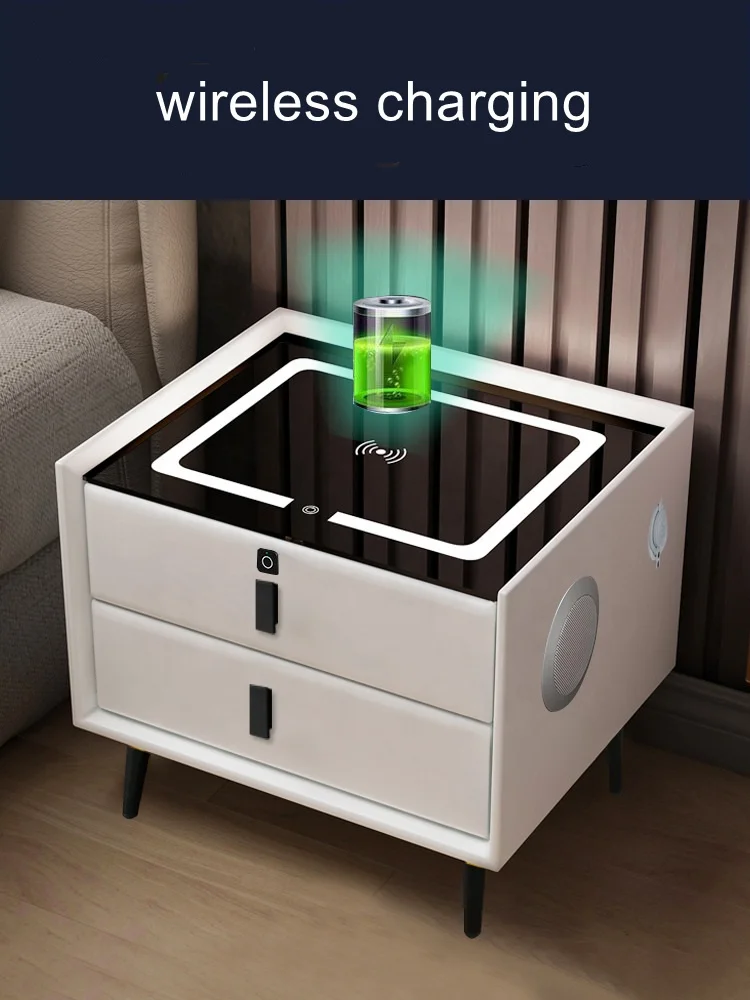Smart Side Table Multifunctional Wireless Charging Home Speaker