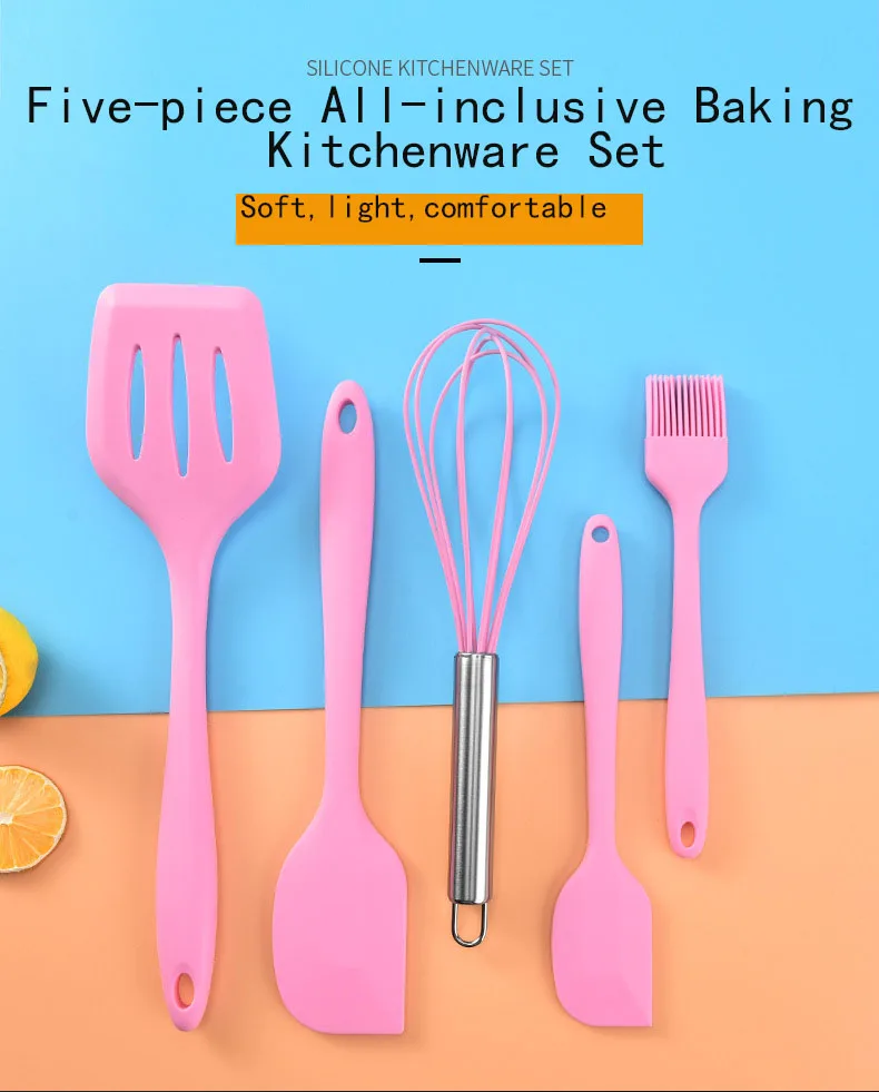 Wholesale Premium Cooking Utensils Kitchen Set Cooking Utensil Manufacturers 5pcs Kitchen Tools