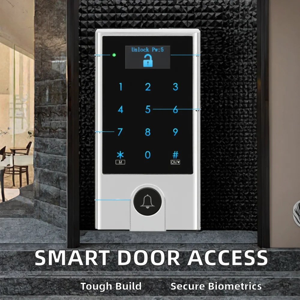 Biometric Fingerprint RFID Door Access Control System 125kHz Frequency ...