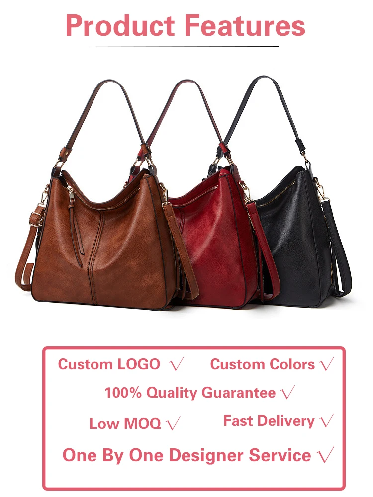 Luxury Designer Leather Tote Bags Custom Private Label Embossed Purse ...