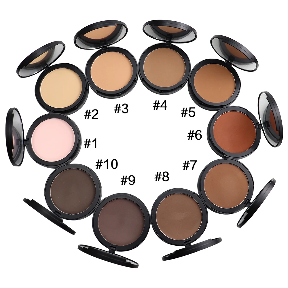 Professional Oil Control Waterproof Face Makeup Cosmetics OEM Compact Powder