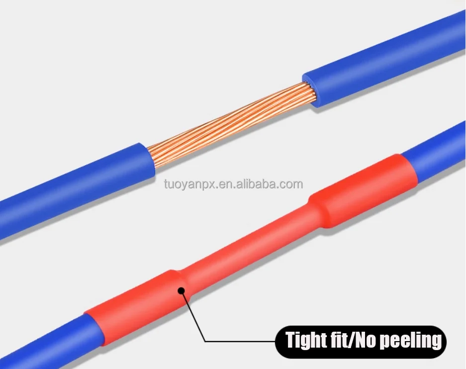 Colorful Polyolefin Heat Shrink Tube 6.0/7.0/8.0 2:1 Heat Shrinkable Sleeve  in Rolls supplier